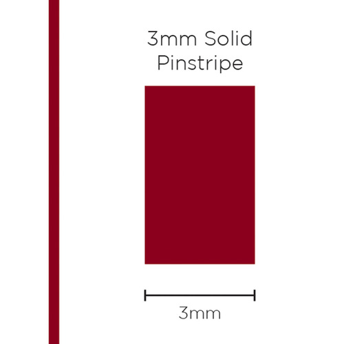 Pinstripe Solid Burgundy 3mm x 10mt