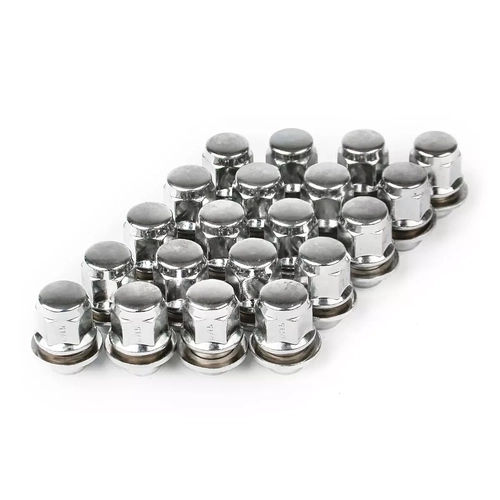 Wheel Nut Toyota 12x1.5 Chrome Closed End Taper 37mm Long with Washer