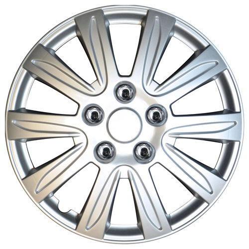 NLA Dart 15" Silver Wheel Cover Set