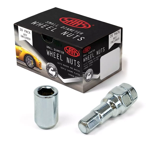 Wheel Nuts Internal Hex 12x1.50 Chrome 20Pk Incl Key