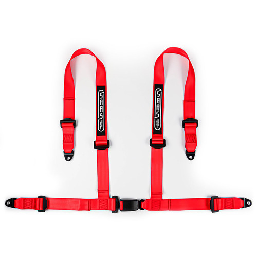 SAAS Harness 4 Point Red EC-R16 2" Inch