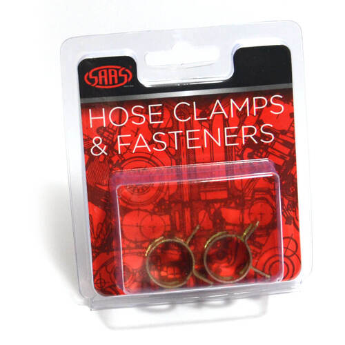 Hose Clamps Spring Size 12 these suit 12mm (1/2") hose Pack of 2