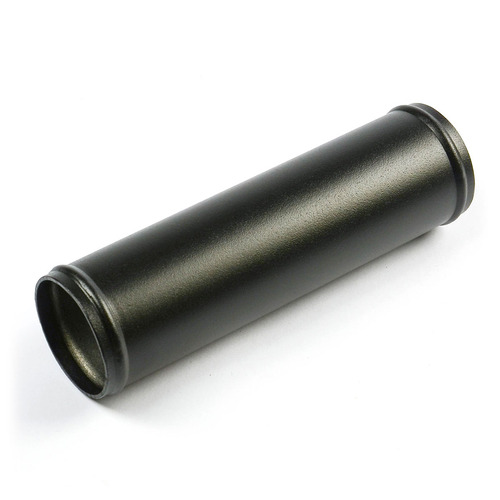 Pipe 76mm Ø x 200mm Aluminium Black Powder Coat