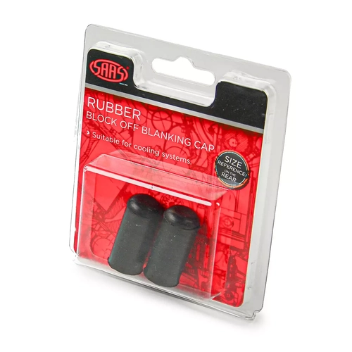 Rubber Coolant Block Off Cap 10mm (3/8") Pack of 2