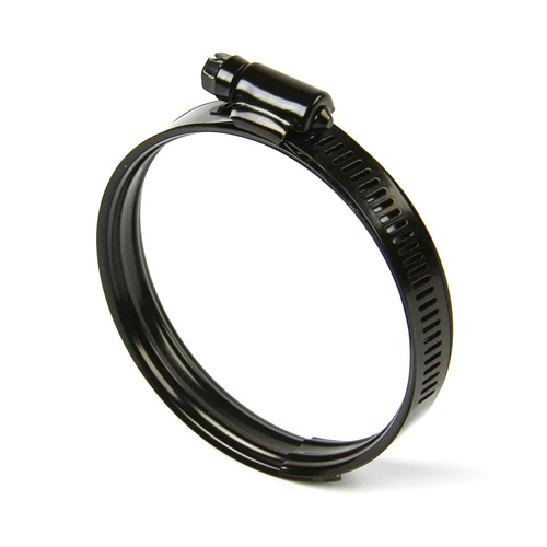 Hose Clamp Dual Bead Black Stainless Steel 68mm - 85mm