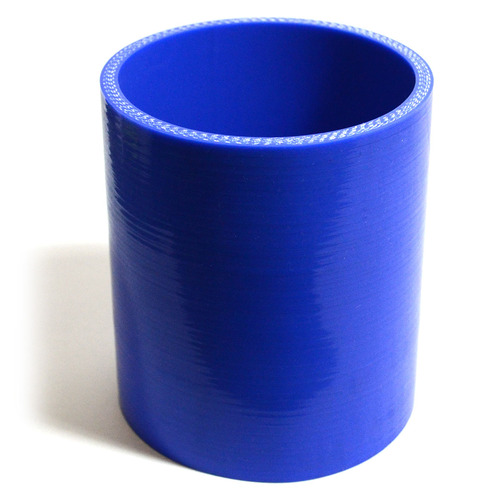 Straight 4 Ply Silicone Hose 102mm x 102mm x 127mm Blue