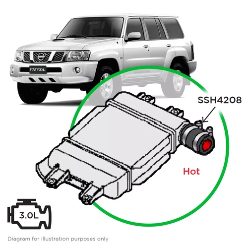 Nissan GU Patrol Y61 ZD30 CRD Hot Side from Mid Pipe to Intercooler
