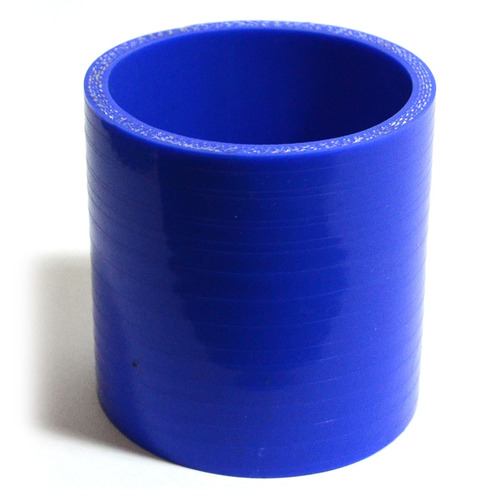 Straight 4 Ply Silicone Hose 63mm x 63mm x 76mm Blue