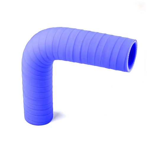 90Deg Silicone Coolant Hose 38mm x 38mm 150mm Leg Length Fabric Wrap