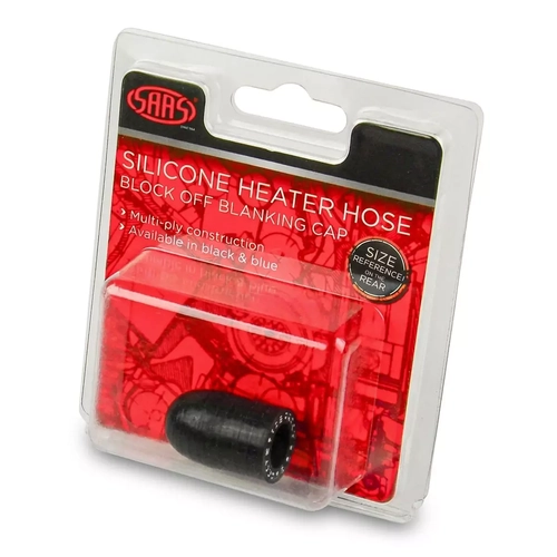 Silicone Heater Hose Blanking Cap 10mm (3/8") Black
