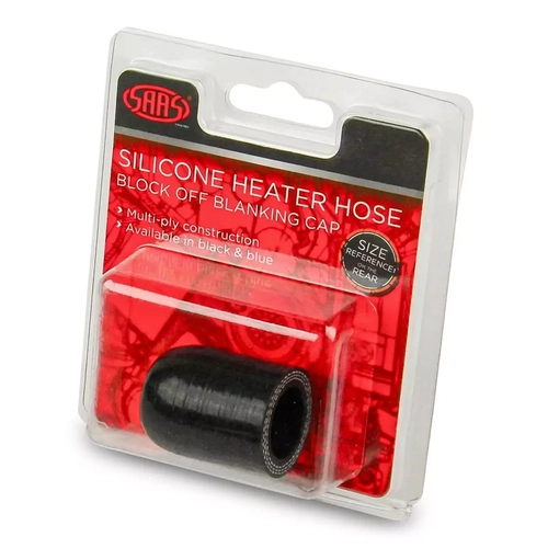 Silicone Heater Hose Blanking Cap 19mm (3/4") Black