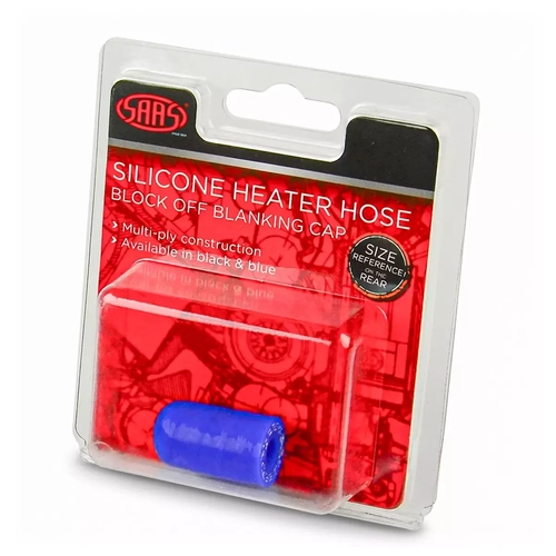 Silicone Heater Hose Blanking Cap 8mm (5/16") Blue