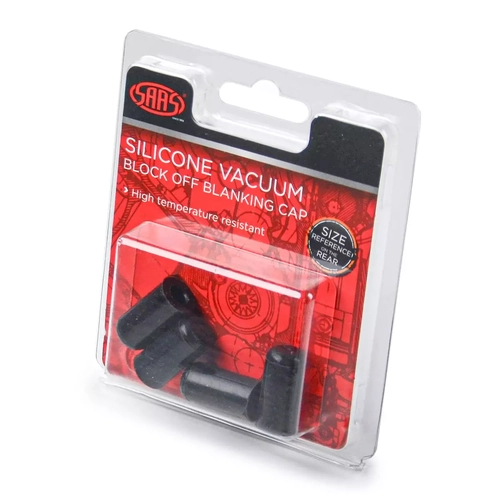 Silicone Vacuum Blanking Cap 5mm (13/64") Pack 4