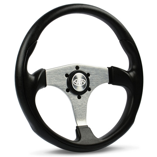 Steering Wheel Poly 14" ADR Octane Brushed Alloy Spoke